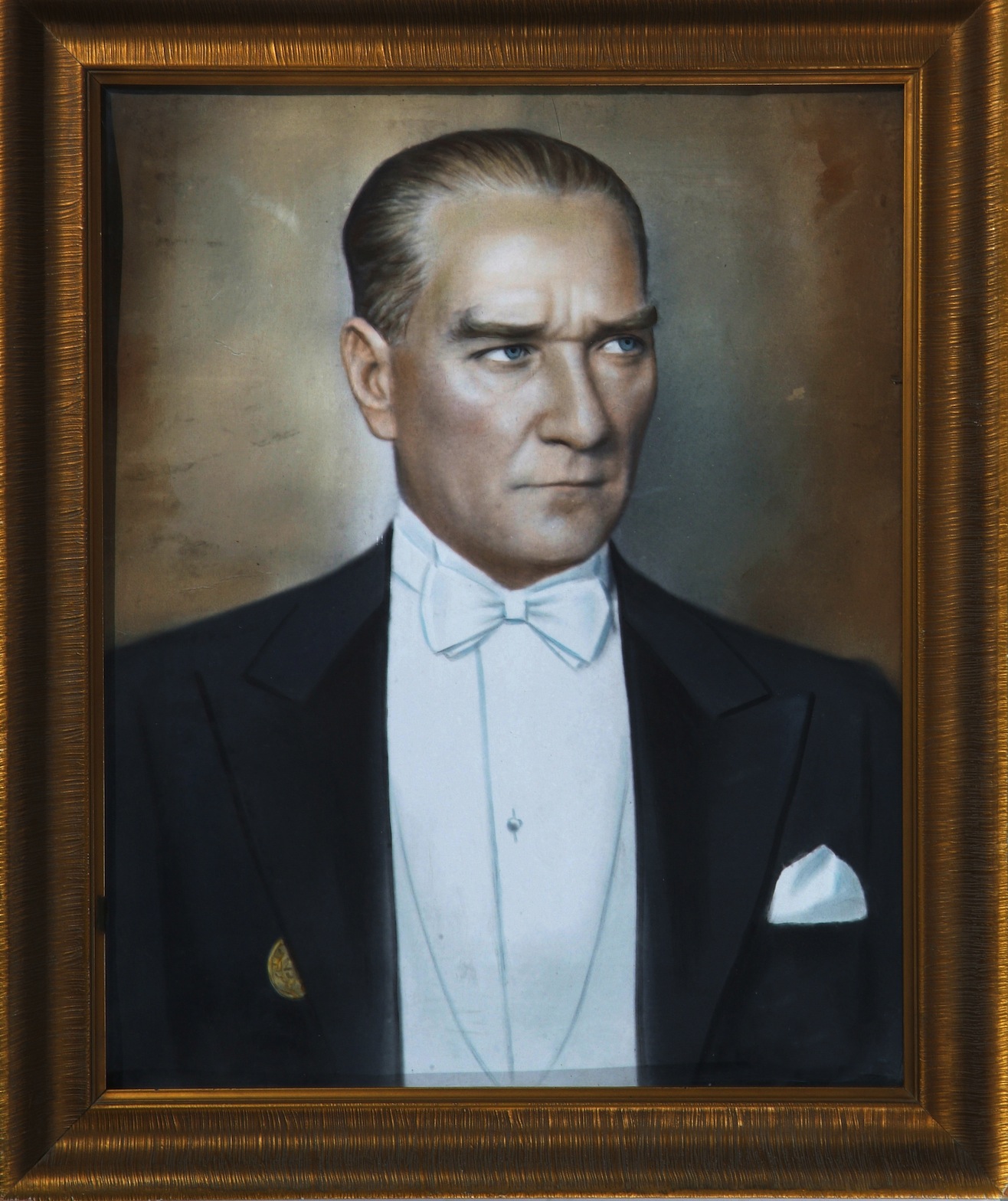 Portrait de l'Ataturk papier peint appliqué sur le mur