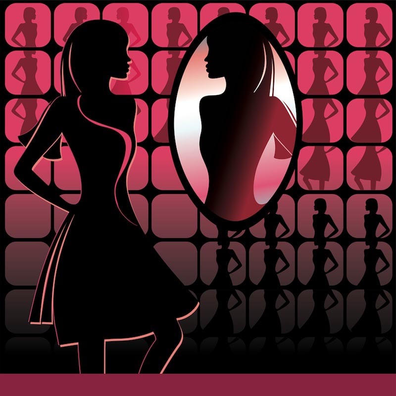 Réflexion de la Beauté wallpaper mural