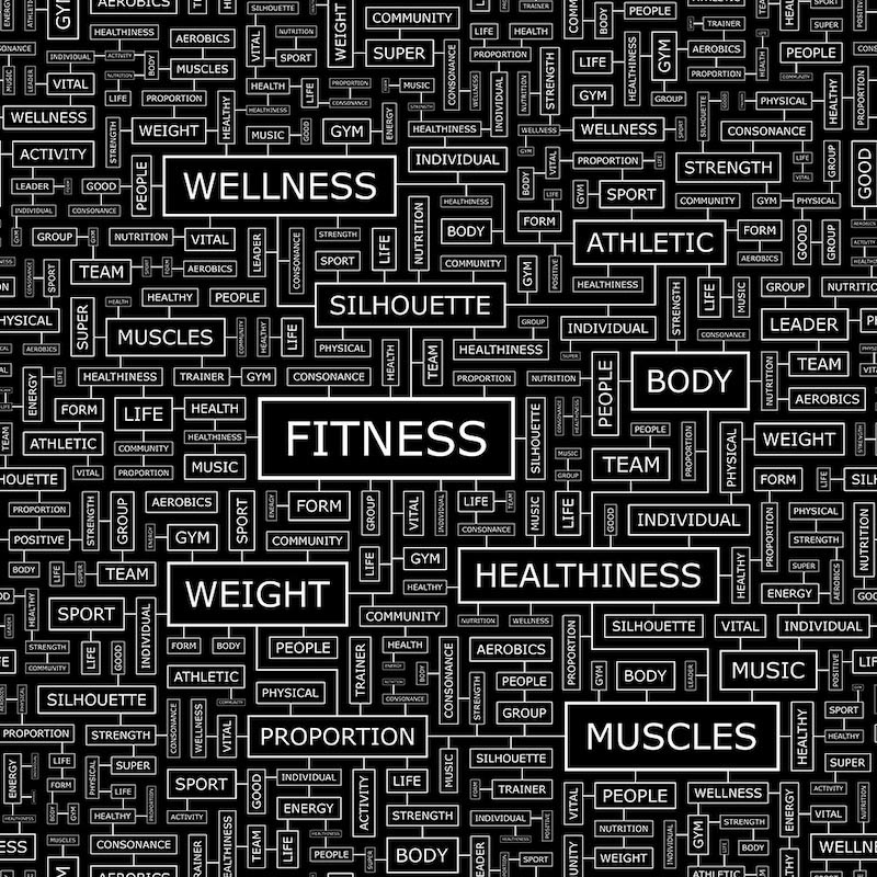 Termes de Fitness wallpaper mural