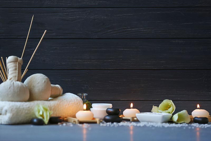 Salle de Spa wallpaper mural