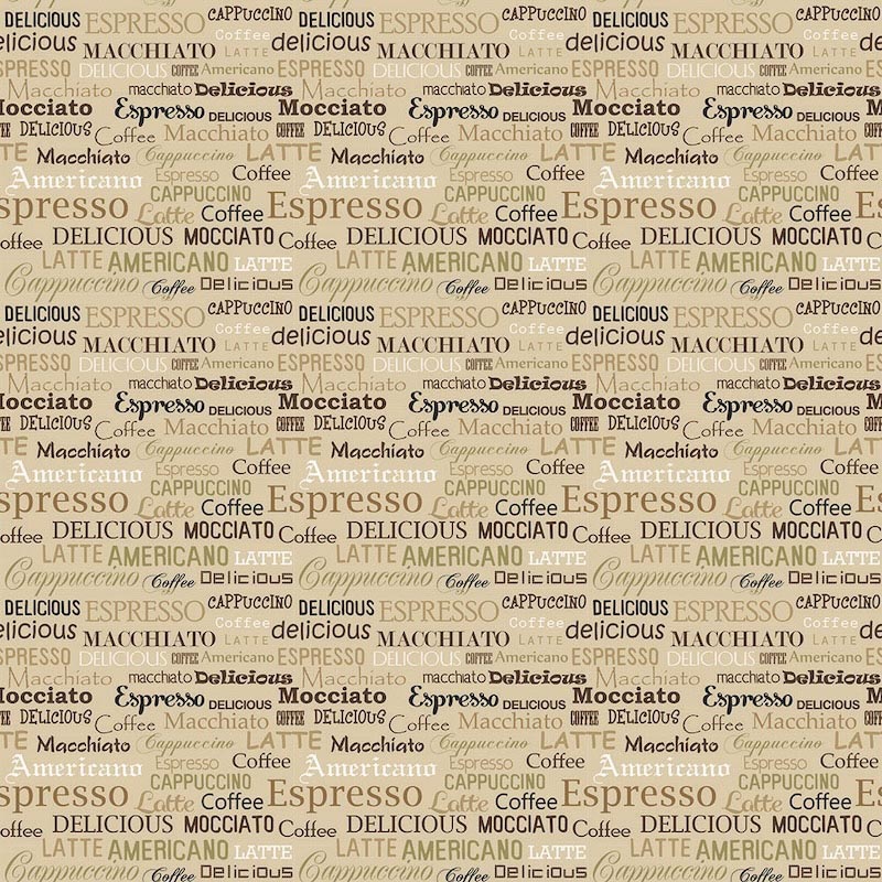 Modèle de Nom de Café wallpaper mural