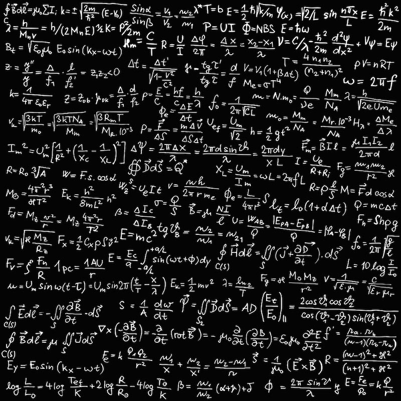 Formules Mathématiques wallpaper mural
