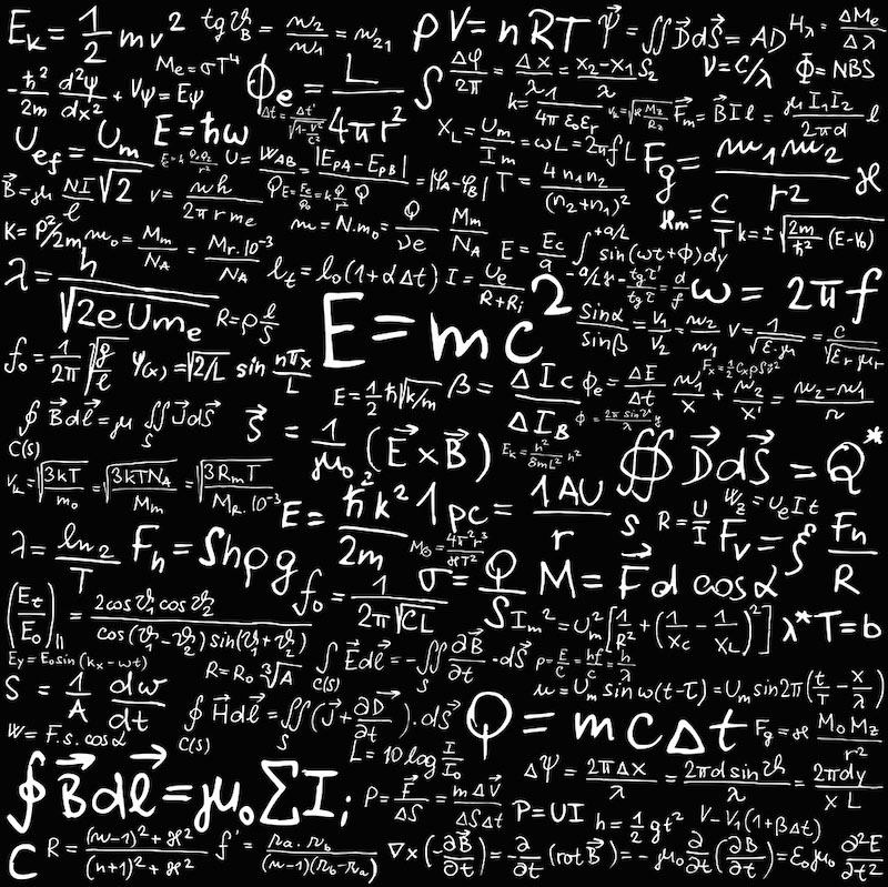 Formules de Physique wallpaper mural