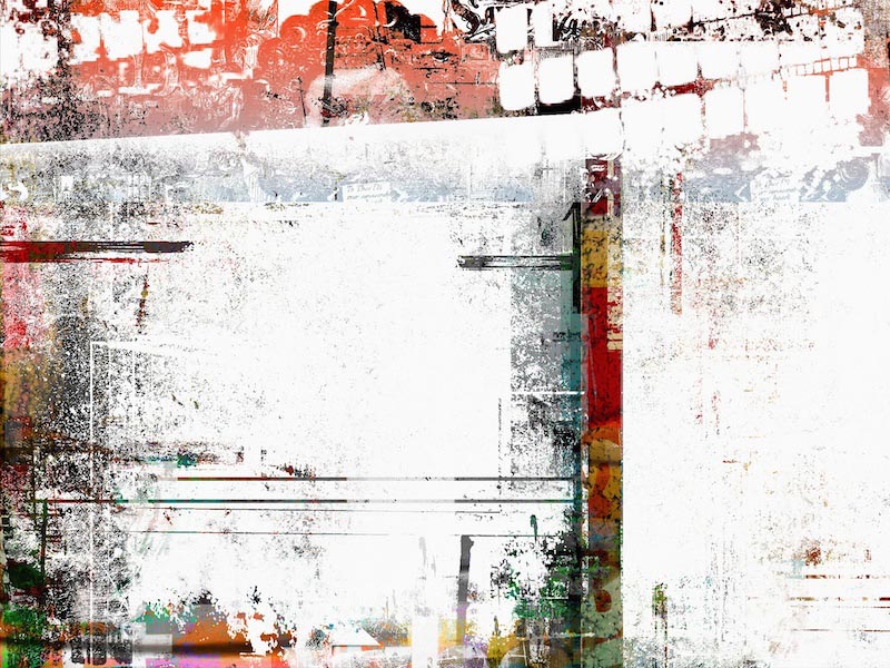 Art abstrait graffiti estompé wallpaper mural