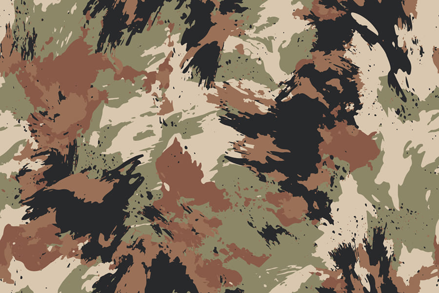 Camouflage Moderne wallpaper mural