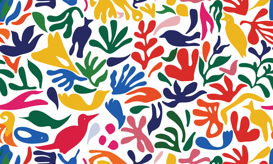 Style Matisse wallpaper mural