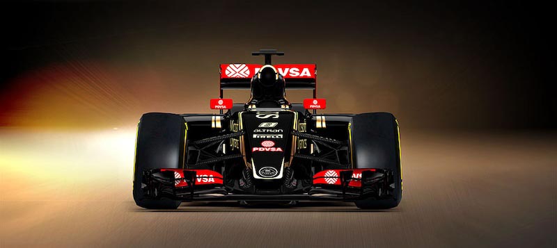 Lotuse Headon Racing wallpaper mural