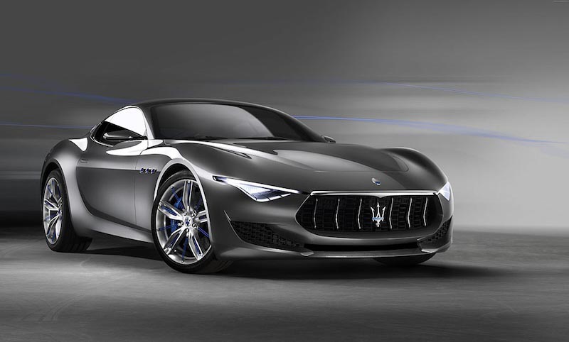 Voiture de Luxe Maserati wallpaper mural