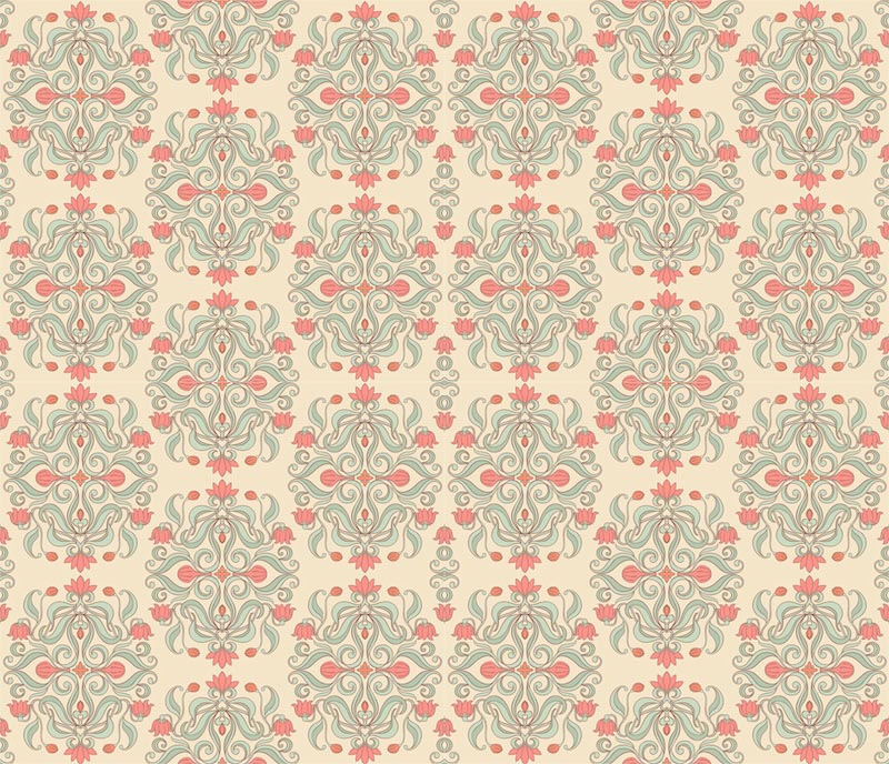 Fleur de Grenade wallpaper mural