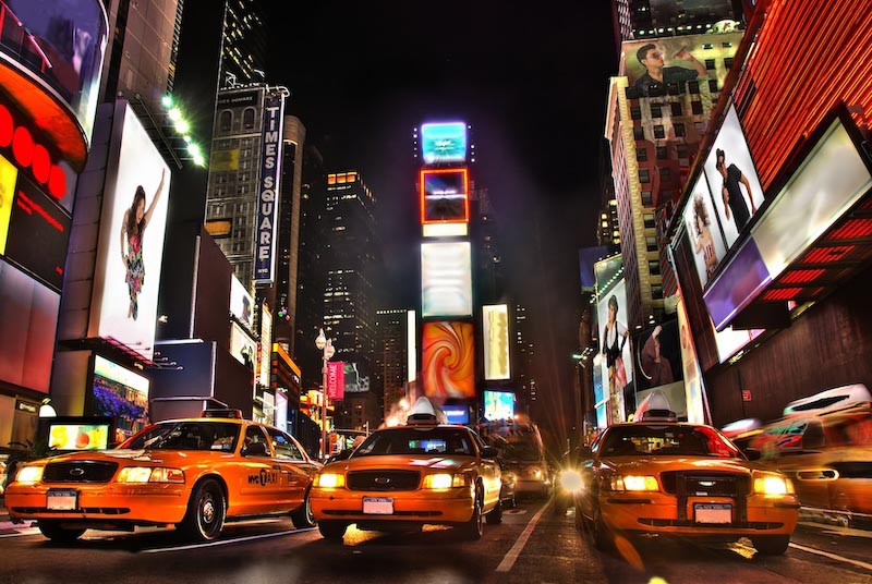 Times Square wallpaper mural