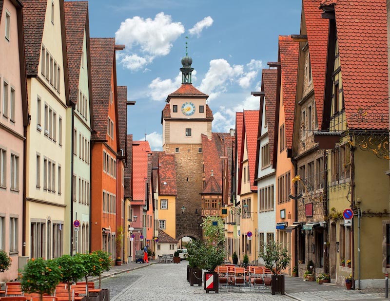 Rues de Rothenburg wallpaper mural