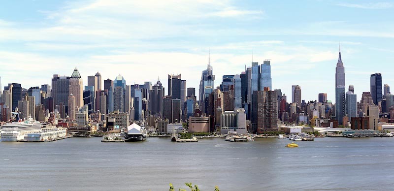 Rive de Manhattan wallpaper mural