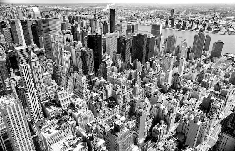New York en Noir et Blanc wallpaper mural