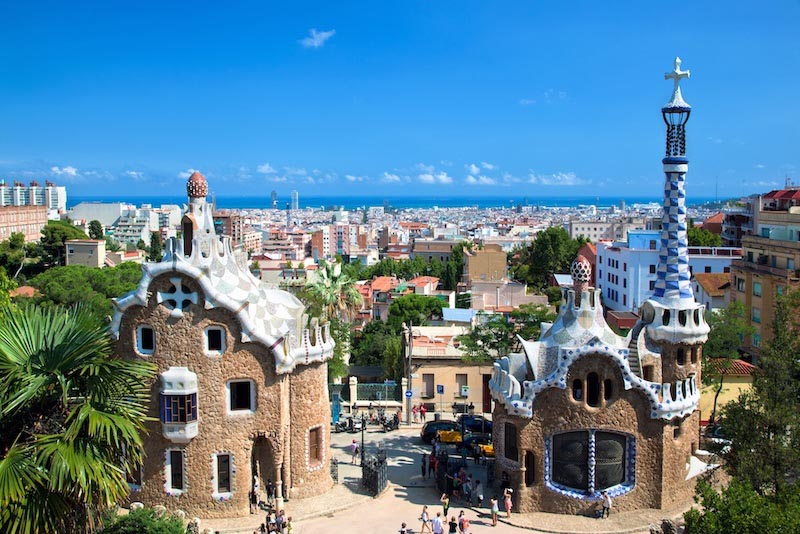 Parc Güell de Barcelone wallpaper mural