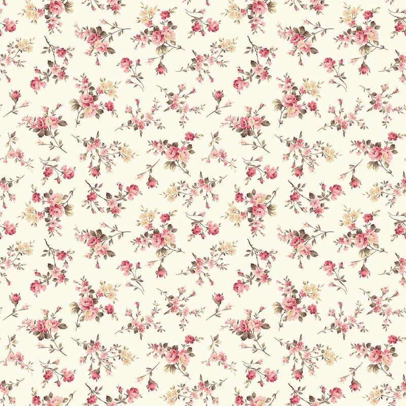 Fleurs Rétro wallpaper mural