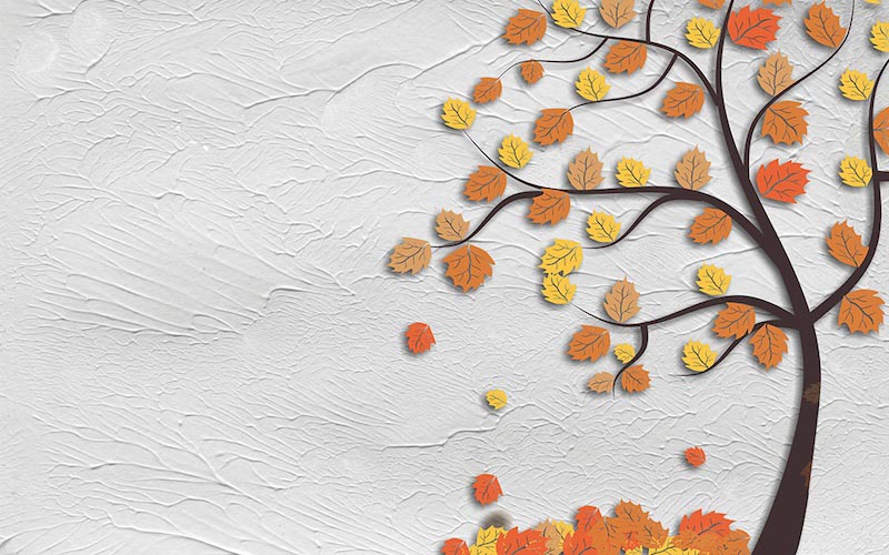 Art d’Automne wallpaper mural