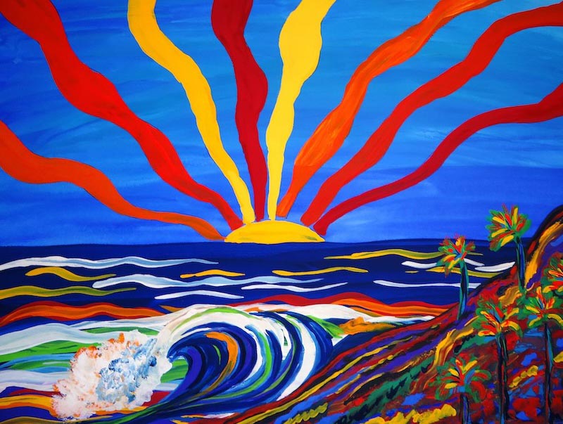 Couleurs du Soleil wallpaper mural