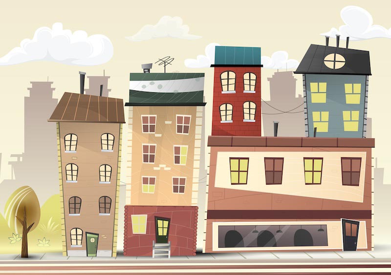 Quartier de l'Asile wallpaper mural