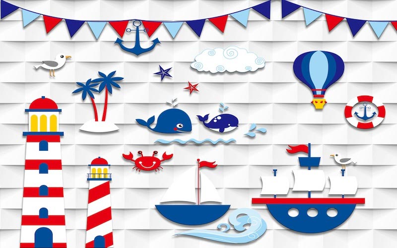 Le Pays des Rêves wallpaper mural