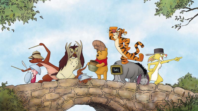 Aventure fantaisiste de Winnie l’Ourson wallpaper mural