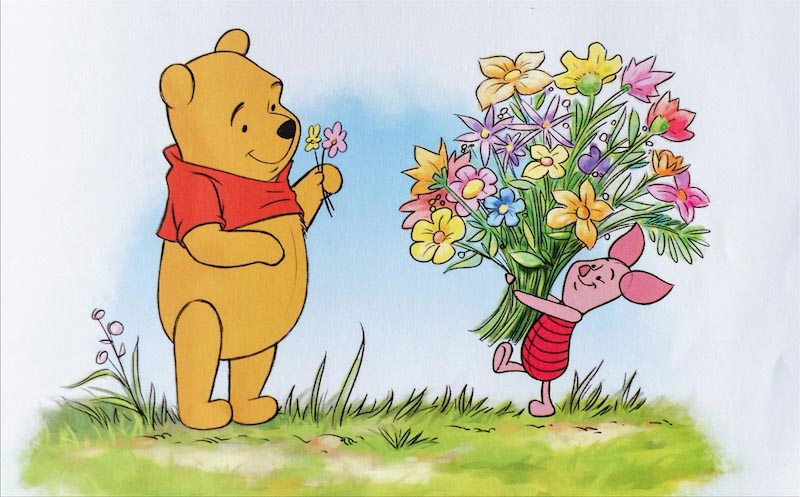 Le monde de Winnie l’Ourson wallpaper mural