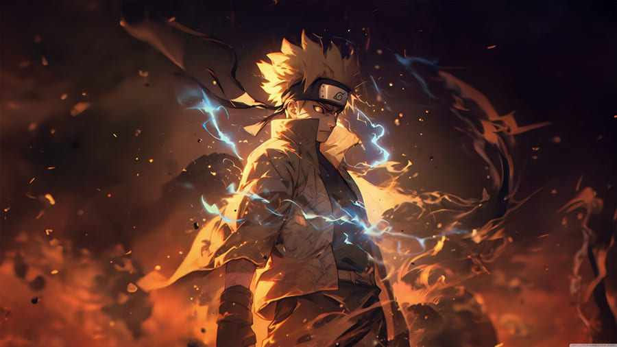 Naruto Esprit Guerrier wallpaper mural