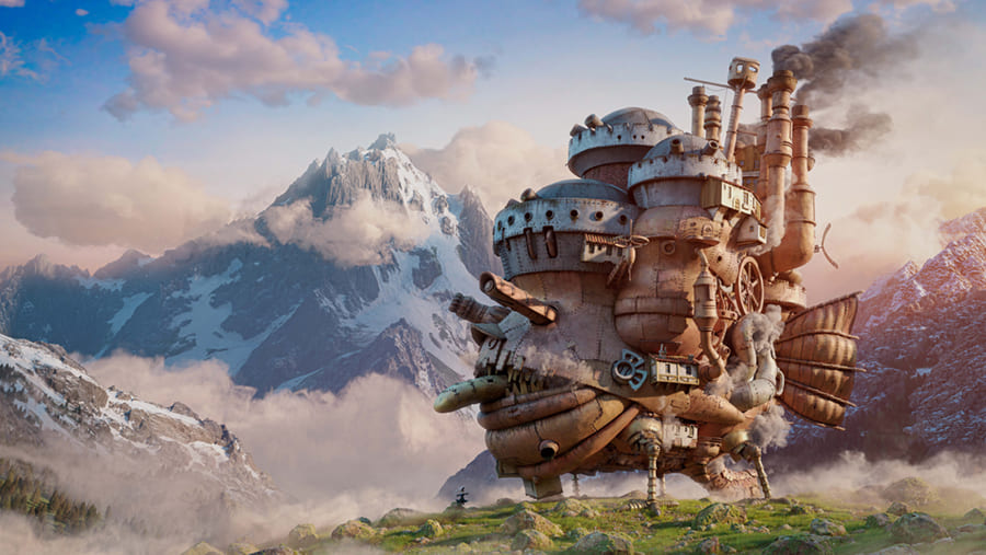 Howl's Moving Castle wallpaper mural