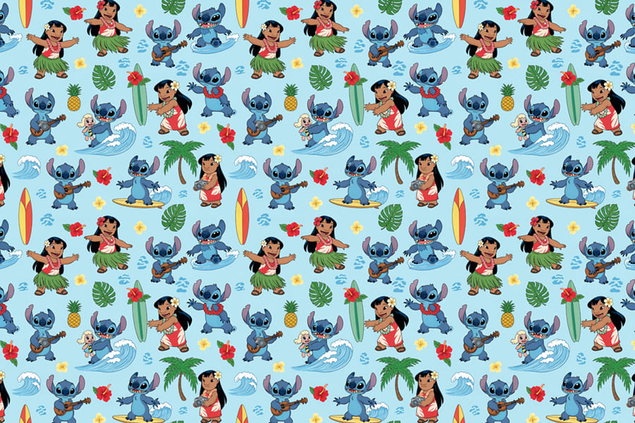 Stitch wallpaper mural