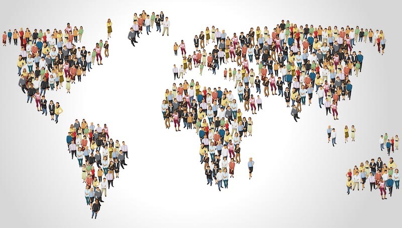 Peuples du Monde wallpaper mural