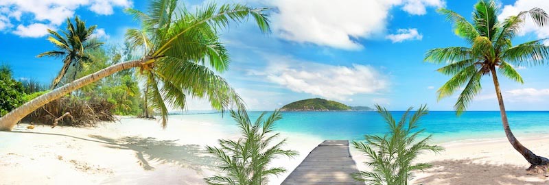 Vue Panoramique sur la Mer wallpaper mural