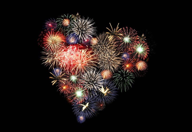 Feux d'Artifice wallpaper mural