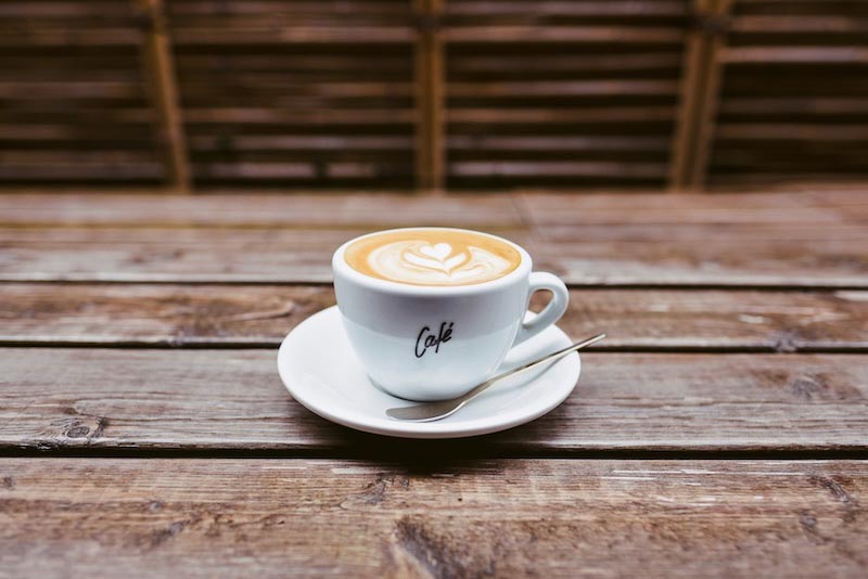 Si Seulement une Tasse de Café wallpaper mural