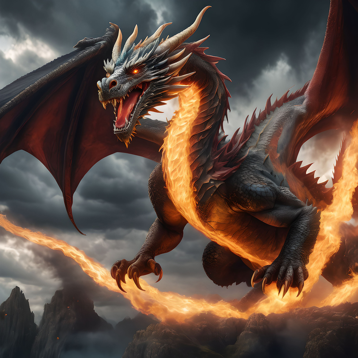 Art Mur de Dragon wallpaper mural