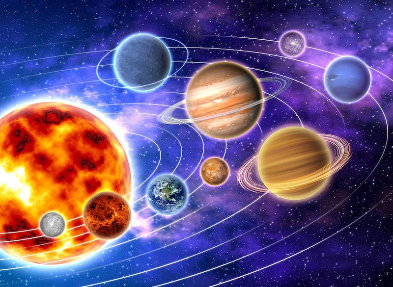 Galaxie Colorée wallpaper mural