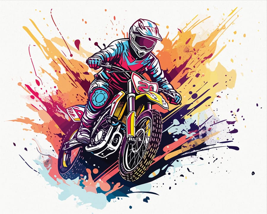 Style Motocross wallpaper mural