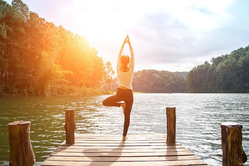 Yoga Matinal - Décor Photo Mural