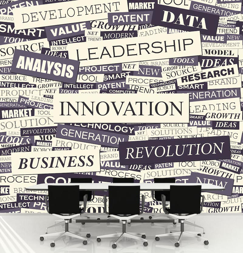 Innovation - Décor Papier Peint Photo Appliqué