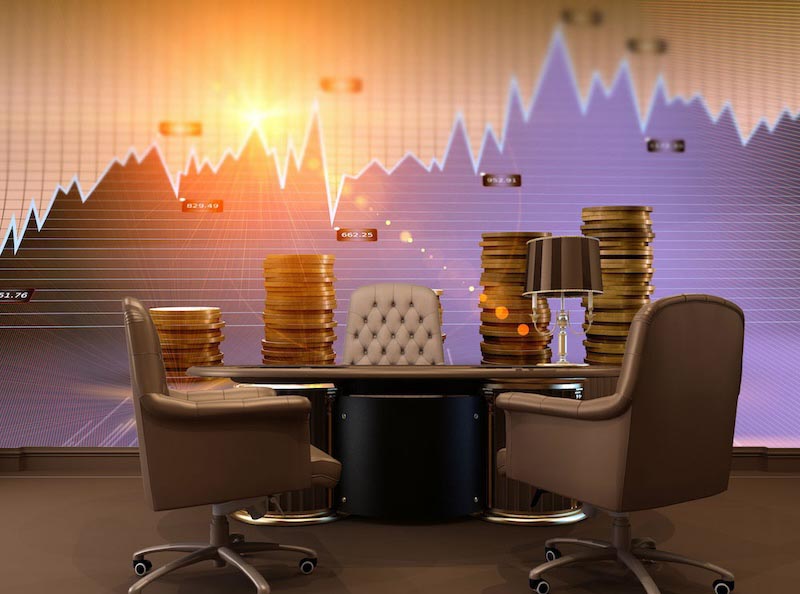 Économie Et Argent - Décoration Papier Peint 3D Appliquée