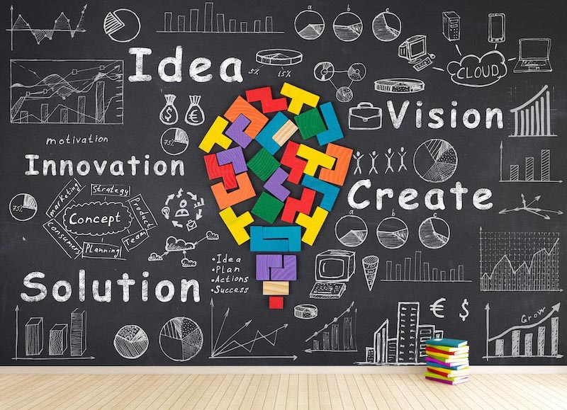 Perspective Innovante - Papier Peint Mural Appliqué