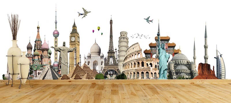 Ma Liste De Voyage - Décor Papier Peint Photo Appliqué