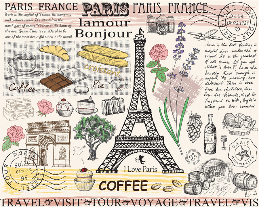 Papier Peint Journal Paris