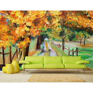 Peinture à l’Huile d’Automne