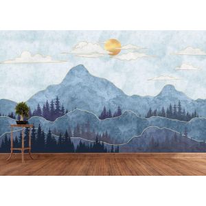 Paysage Artistique de Montagne