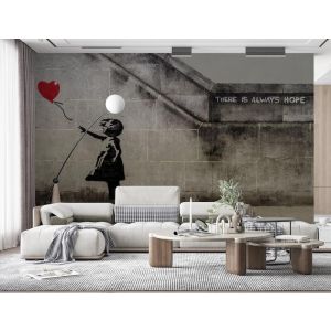 Banksy Il y a Toujours de l’Espoir Art Graffiti