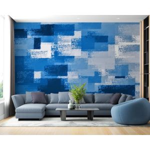 Nuances de bleu - Art abstrait