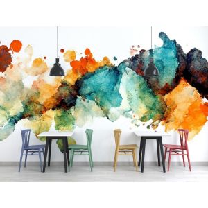 Éclat de couleur - Art abstrait