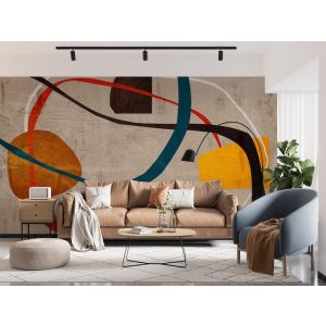 Lignes mid-century - Art abstrait