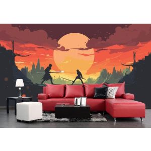 Duel de samouraïs à l'aube