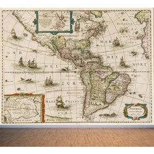 Ancienne Carte d'Amérique