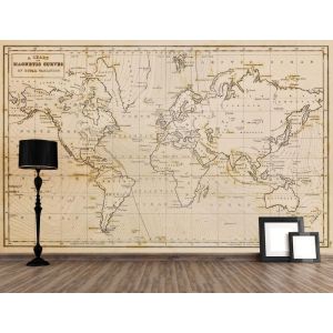 Carte du Monde de l’Année 1844